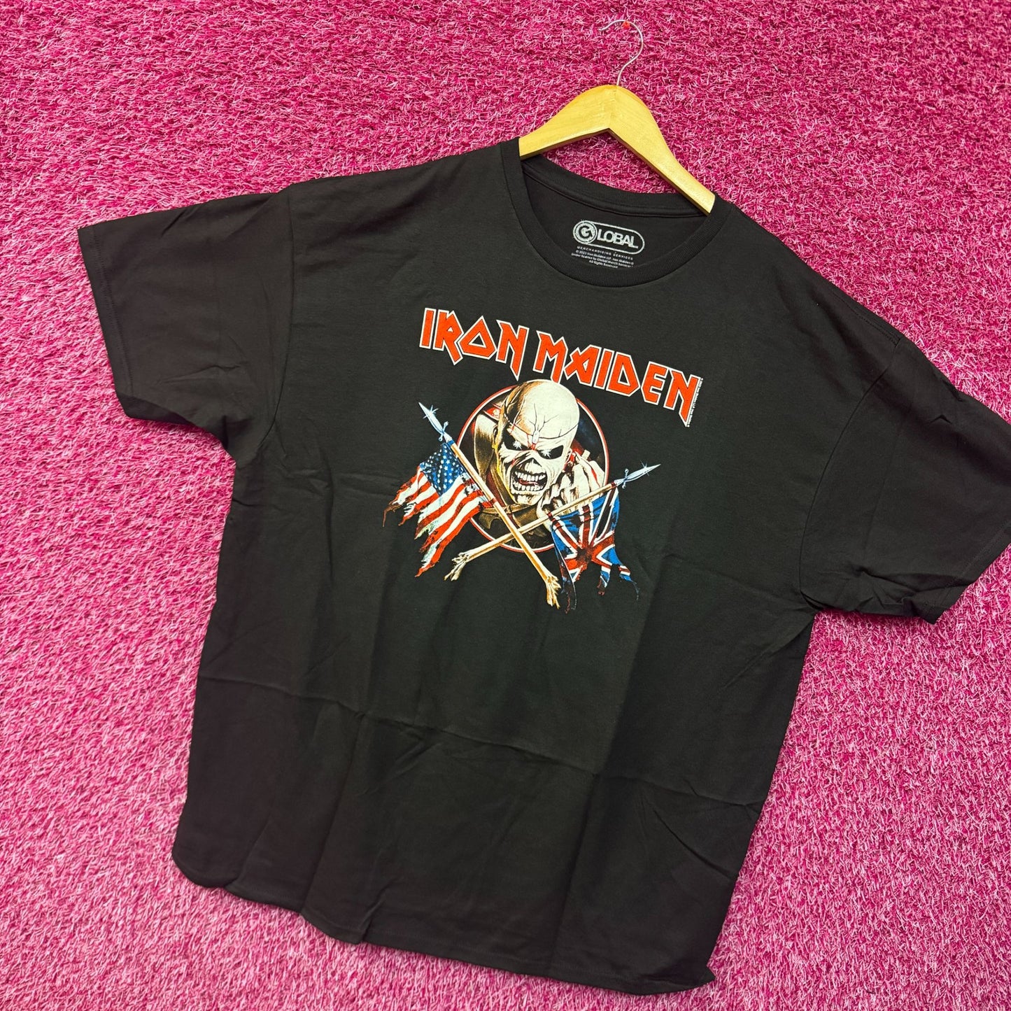 Iron Maiden The Trooper World Tour Heavy Metal Band Tee 2XL