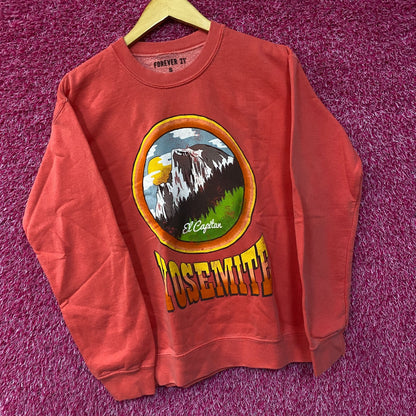 Yosemite National Park Crewneck Sweater size small
