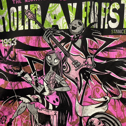 Stance The Nightmare Before Christmas Holiday Fear Fest Long Sleeve T-Shirt Small