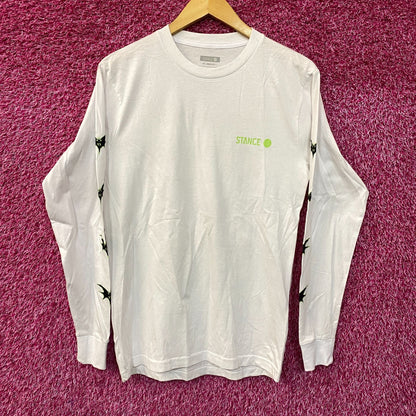 Stance The Nightmare Before Christmas Holiday Fear Fest Long Sleeve T-Shirt Small