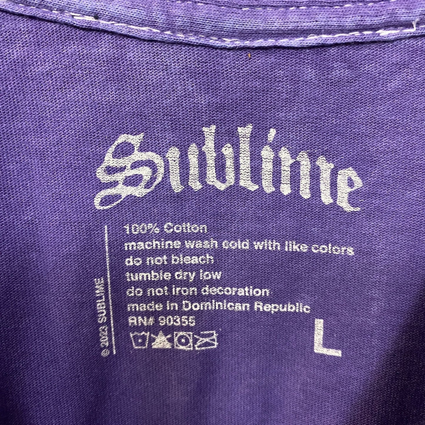 Sublime 40 Oz. To Freedom Sun Logo Graphic T-Shirt Large