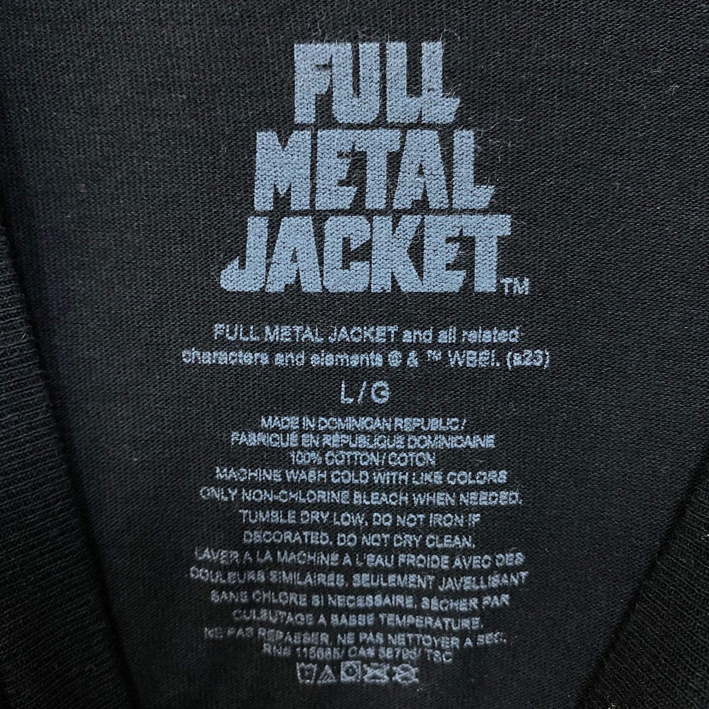Full Metal Jacket Gunnery Sergeant Hartman Show Me Your War Lrg
