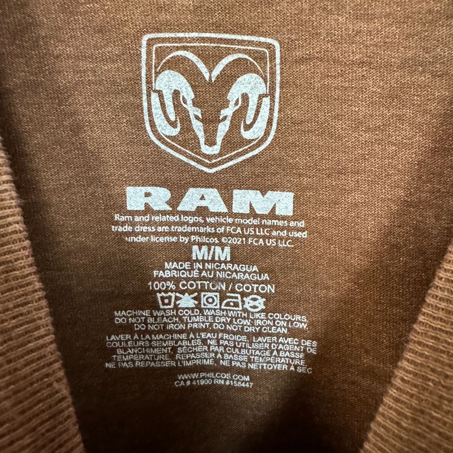 Ram Logo Guts and Glory T-shirt size medium