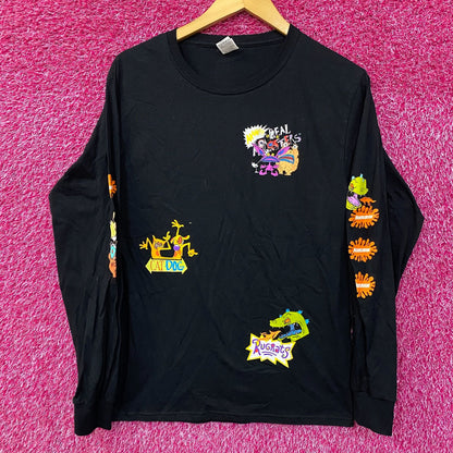 Nickelodeon Nicktoons Graphic Design Long Sleeve T-Shirt Small
