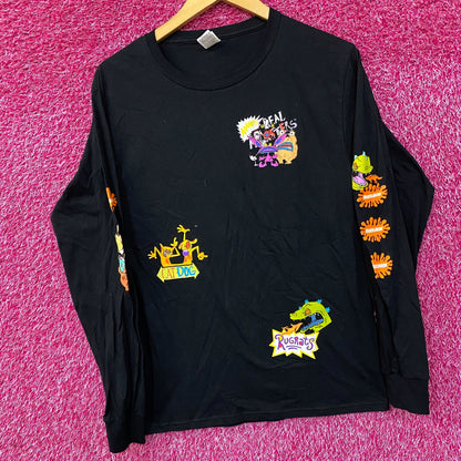 Nickelodeon Nicktoons Graphic Design Long Sleeve T-Shirt Small