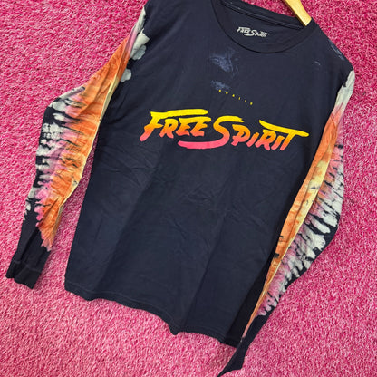 Khalid Free Spirit Spell Out Tour Wing Dyed Long Sleeve M