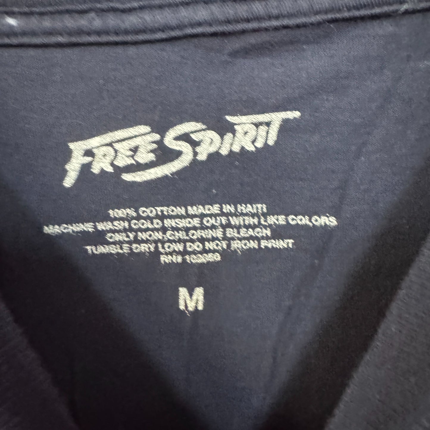 Khalid Free Spirit Spell Out Tour Wing Dyed Long Sleeve M