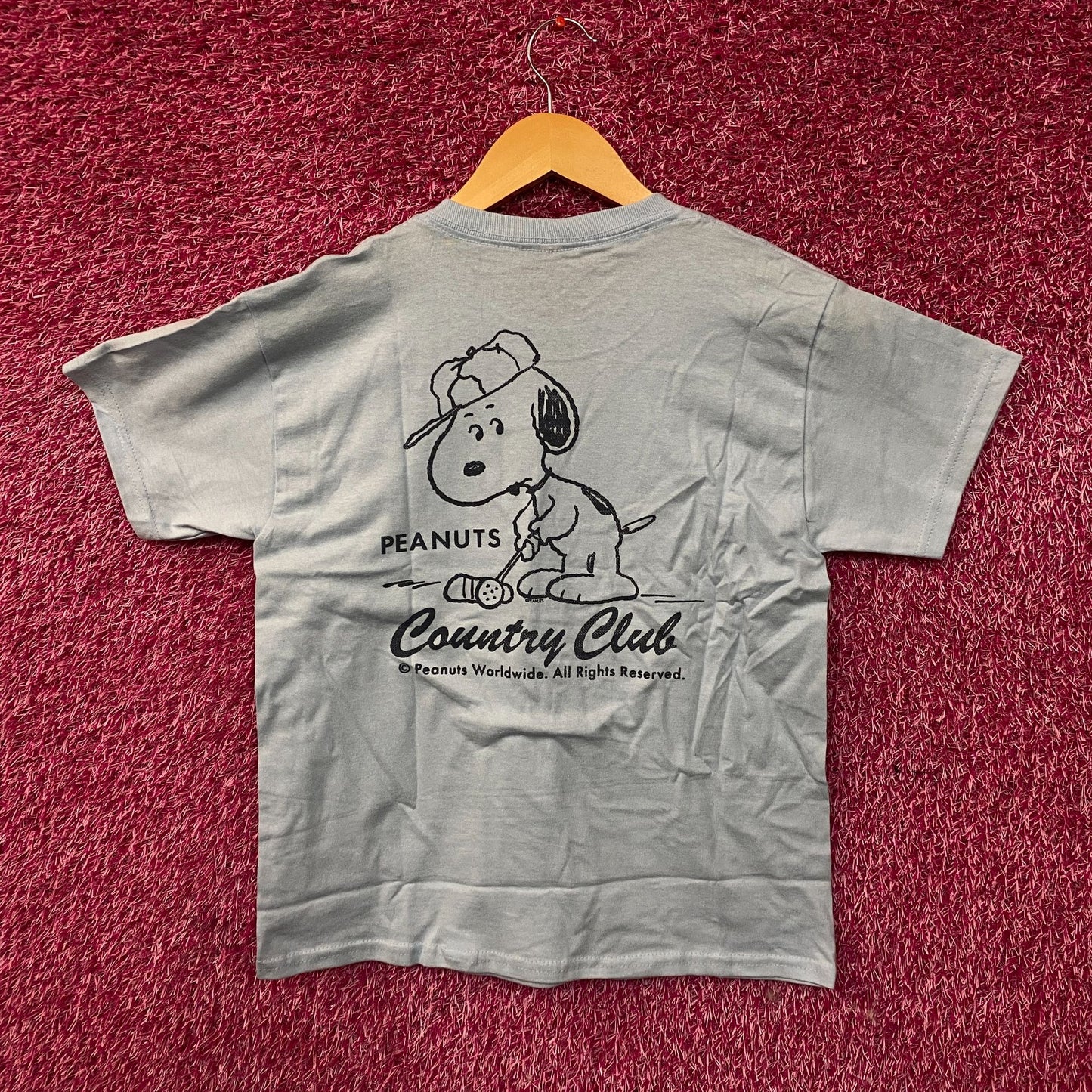 Peanuts Country Club Golf Tshirt size Medium