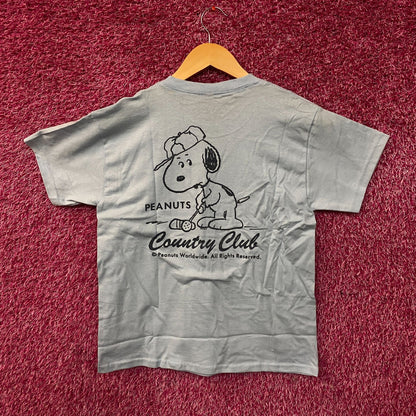 Peanuts Country Club Golf Tshirt size Medium