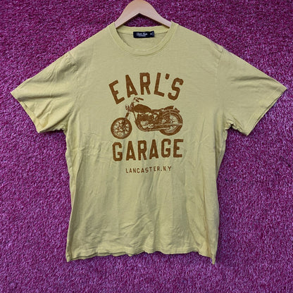 Junk Food Earl's Garage Vintage Style Graphic Women's T-Shirt XL