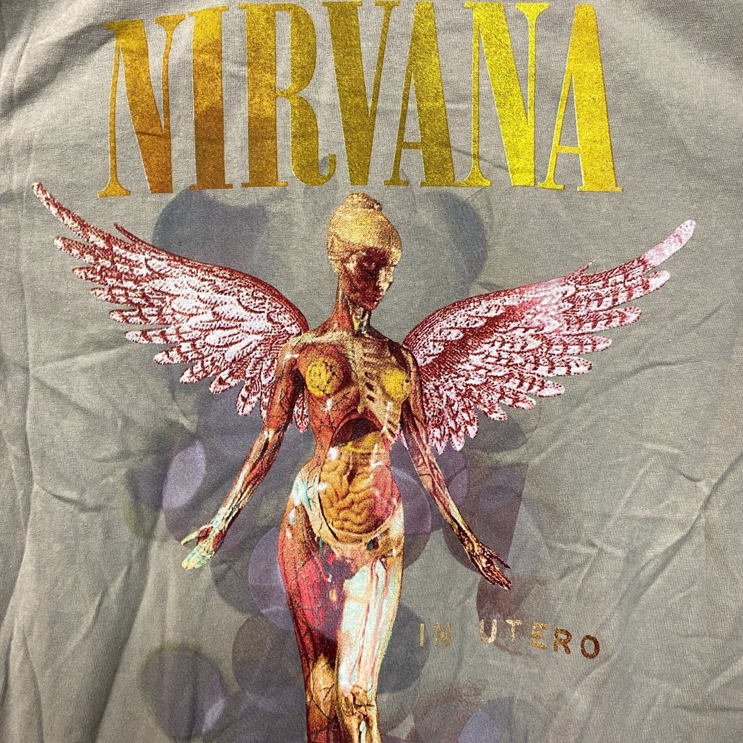 Nirvana In Utero Double Sided Tshirt size medium