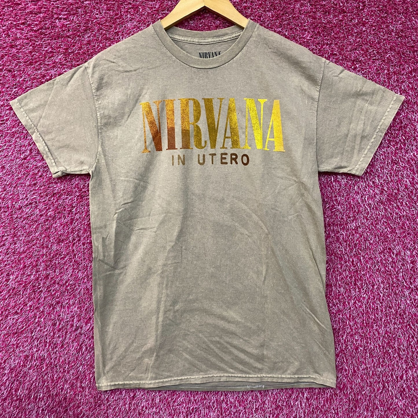 Nirvana In Utero Double Sided Tshirt size medium