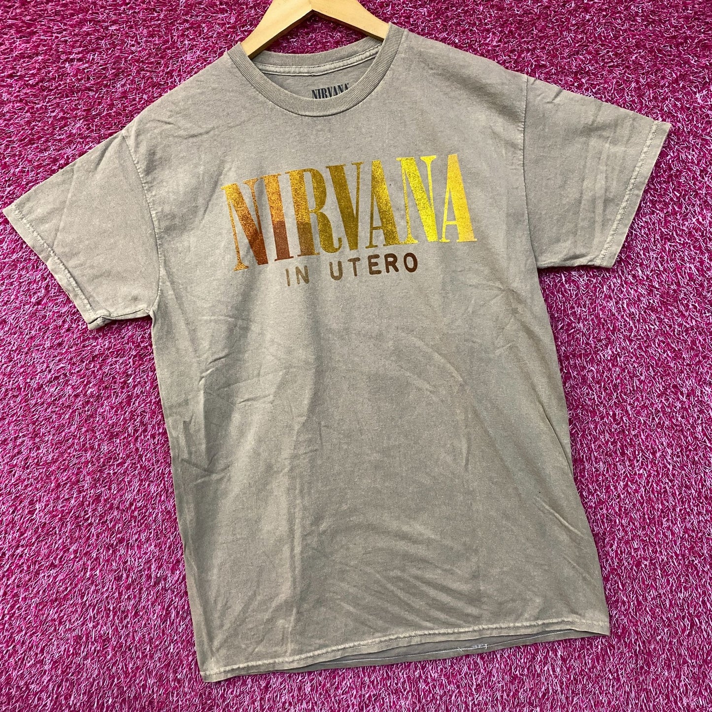 Nirvana In Utero Double Sided Tshirt size medium