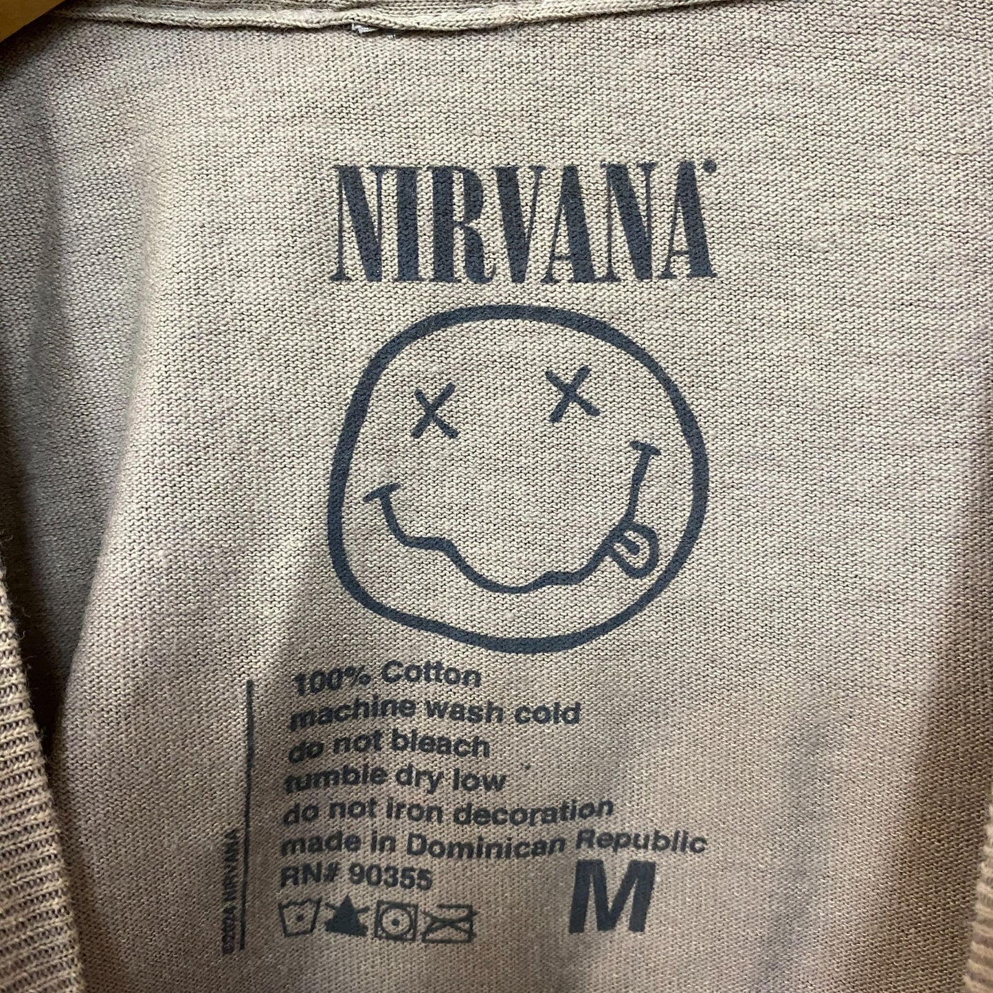 Nirvana In Utero Double Sided Tshirt size medium