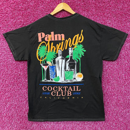Strange Daze Palm Springs Cocktail Club T-Shirt Large