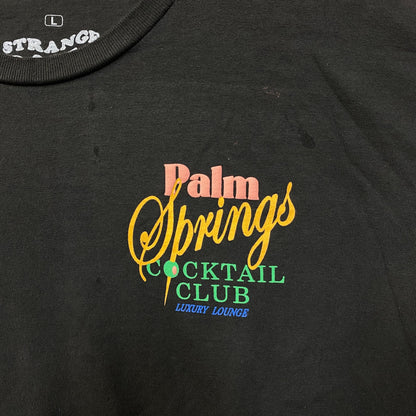 Strange Daze Palm Springs Cocktail Club T-Shirt Large