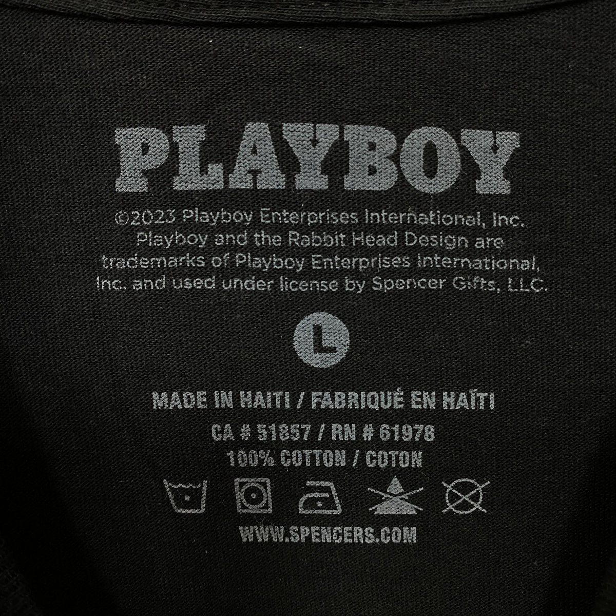 Playboy Stay Playful Varsity Logo Est. 1953 Graphic T-Shirt Large