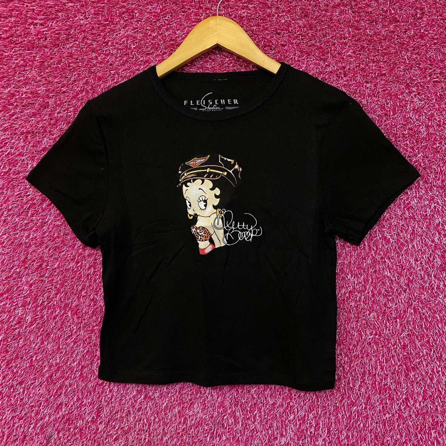 Betty Boop Harley Davidson Y2K Style Croptop Large