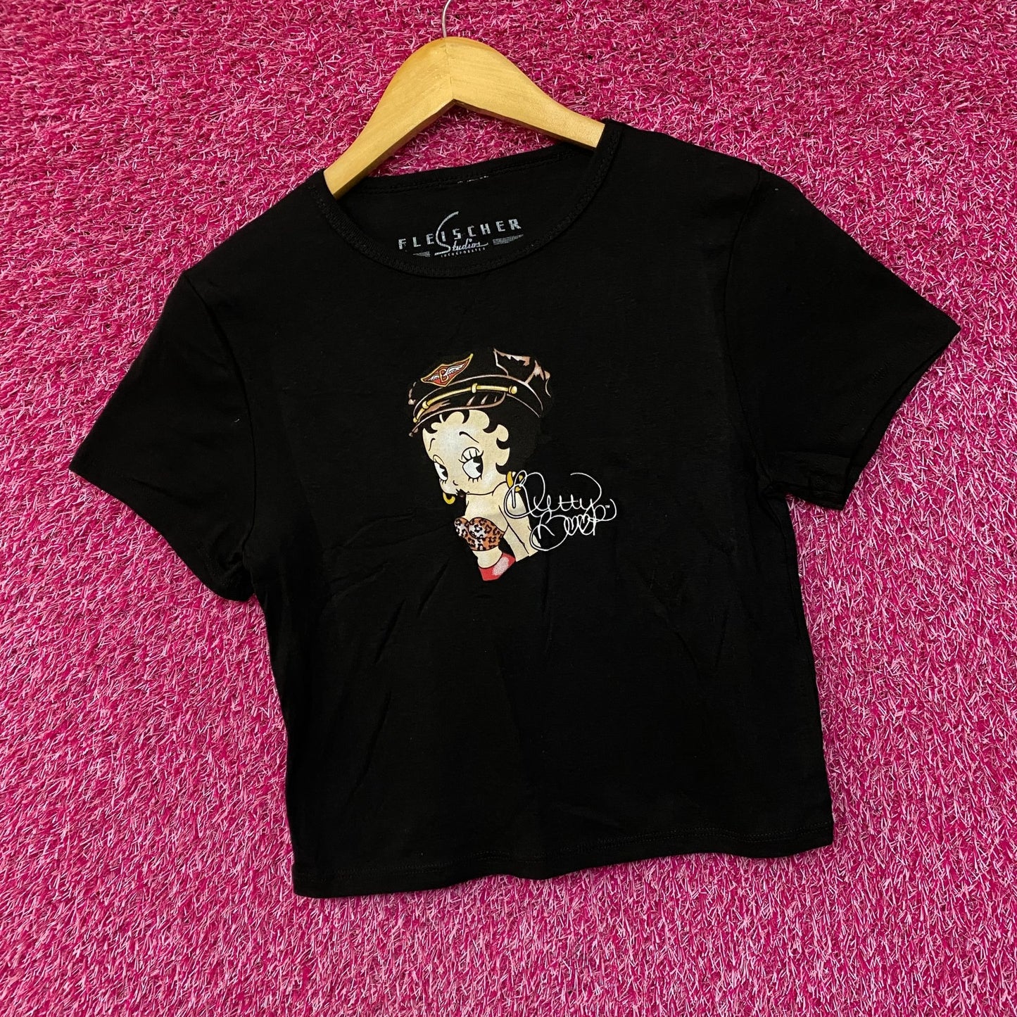 Betty Boop Harley Davidson Y2K Style Croptop Large
