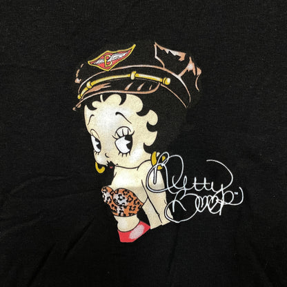 Betty Boop Harley Davidson Y2K Style Croptop Large