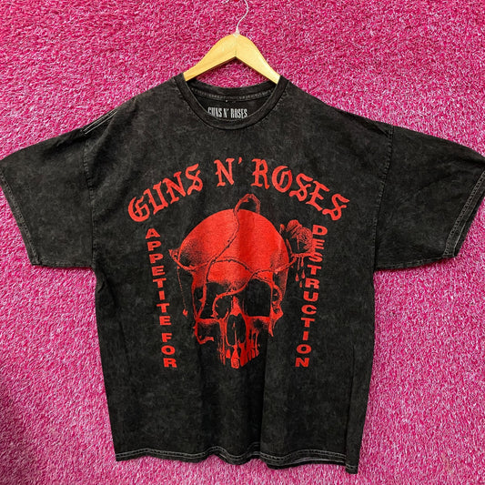 Guns N' Roses Appetite For Destruction Red Skull Graphic T-Shirt  S/M