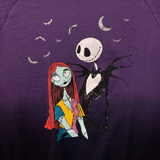 Jack & Sally Nightmare Before Christmas Disney Crewneck M
