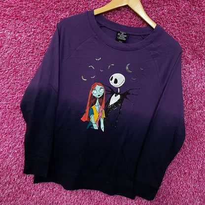 Jack & Sally Nightmare Before Christmas Disney Crewneck M