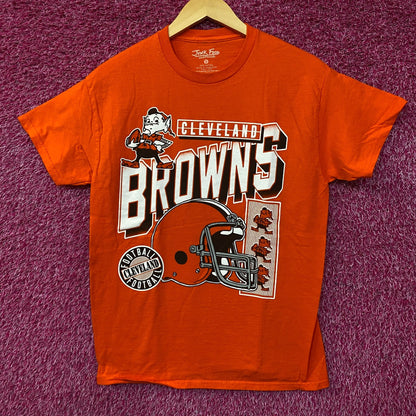 Junk Food Clothing NFL Cleveland Browns Checkdown Flea Market Tee Small