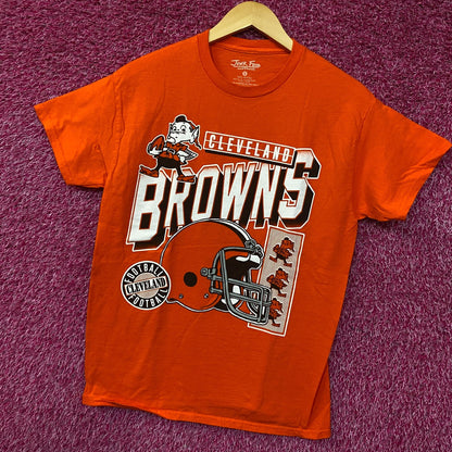 Junk Food Clothing NFL Cleveland Browns Checkdown Flea Market Tee Small