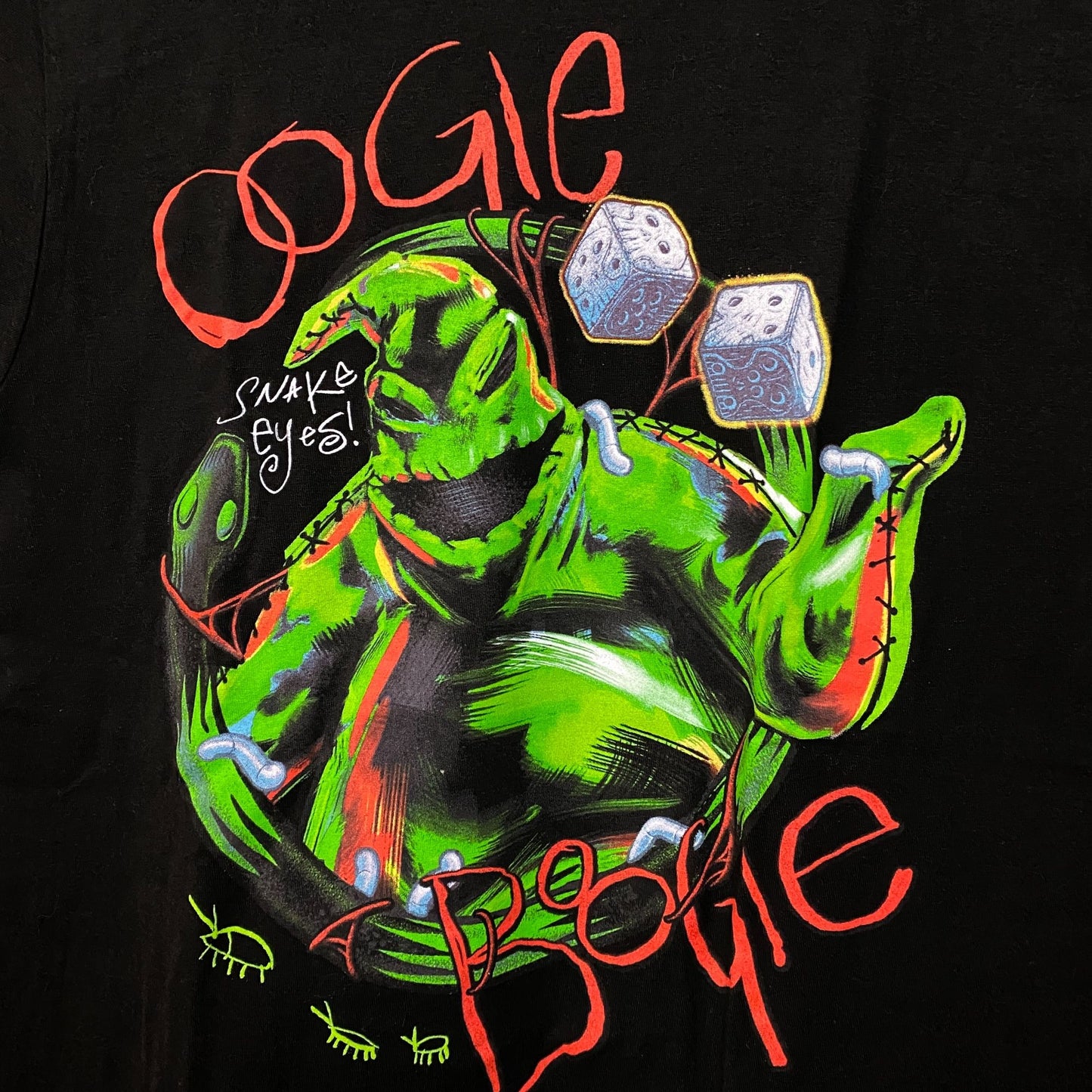 Disney The Nightmare Before Christmas Oogie Boogie Graphic T-Shirt Medium