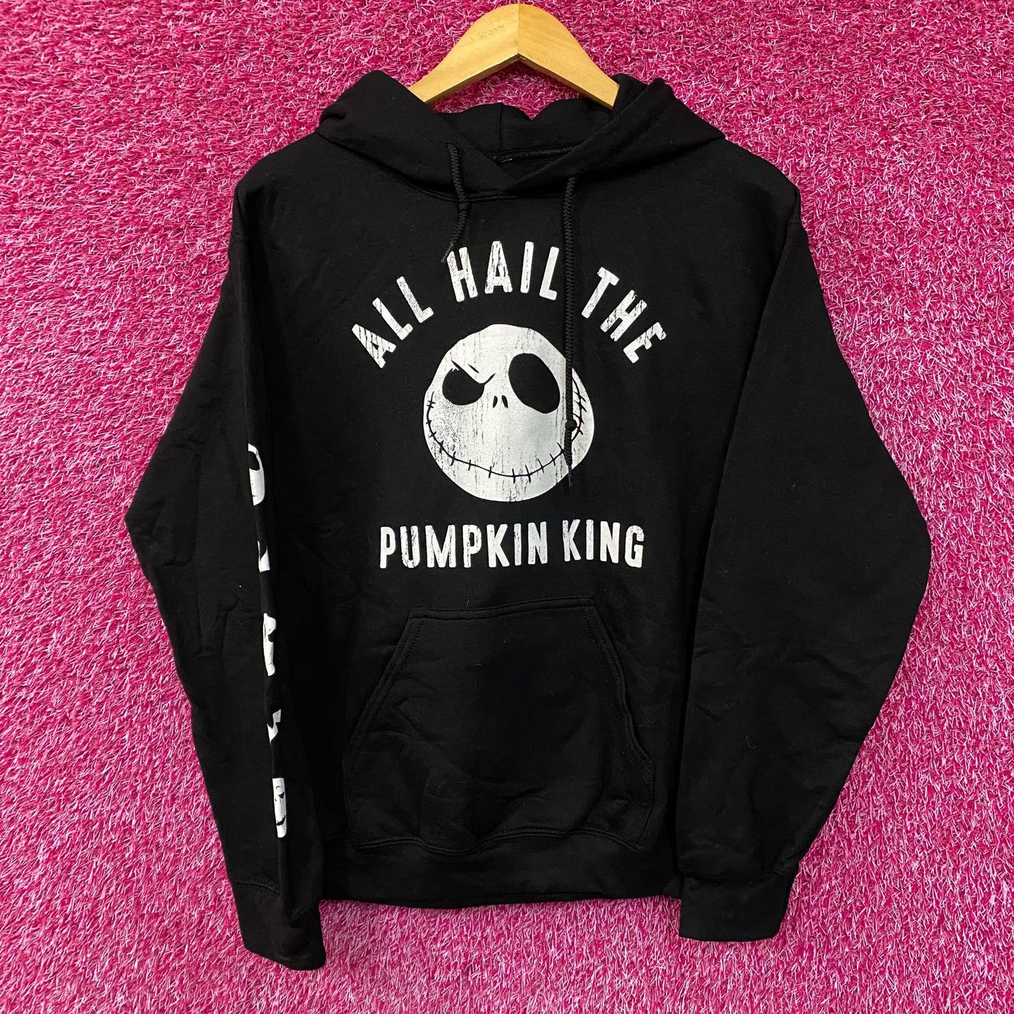 Jack Skellington All Hail The Pumpkin King Hoodie size XS