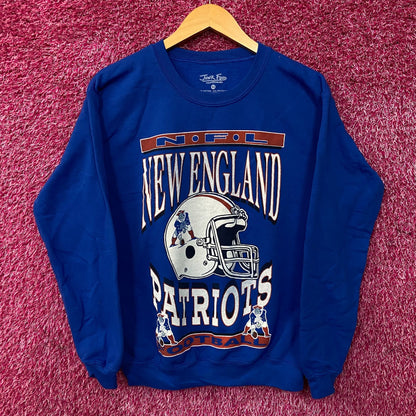 Junk Food Clothing New England Patriots Helmet Flea Market Crew Fleece XS