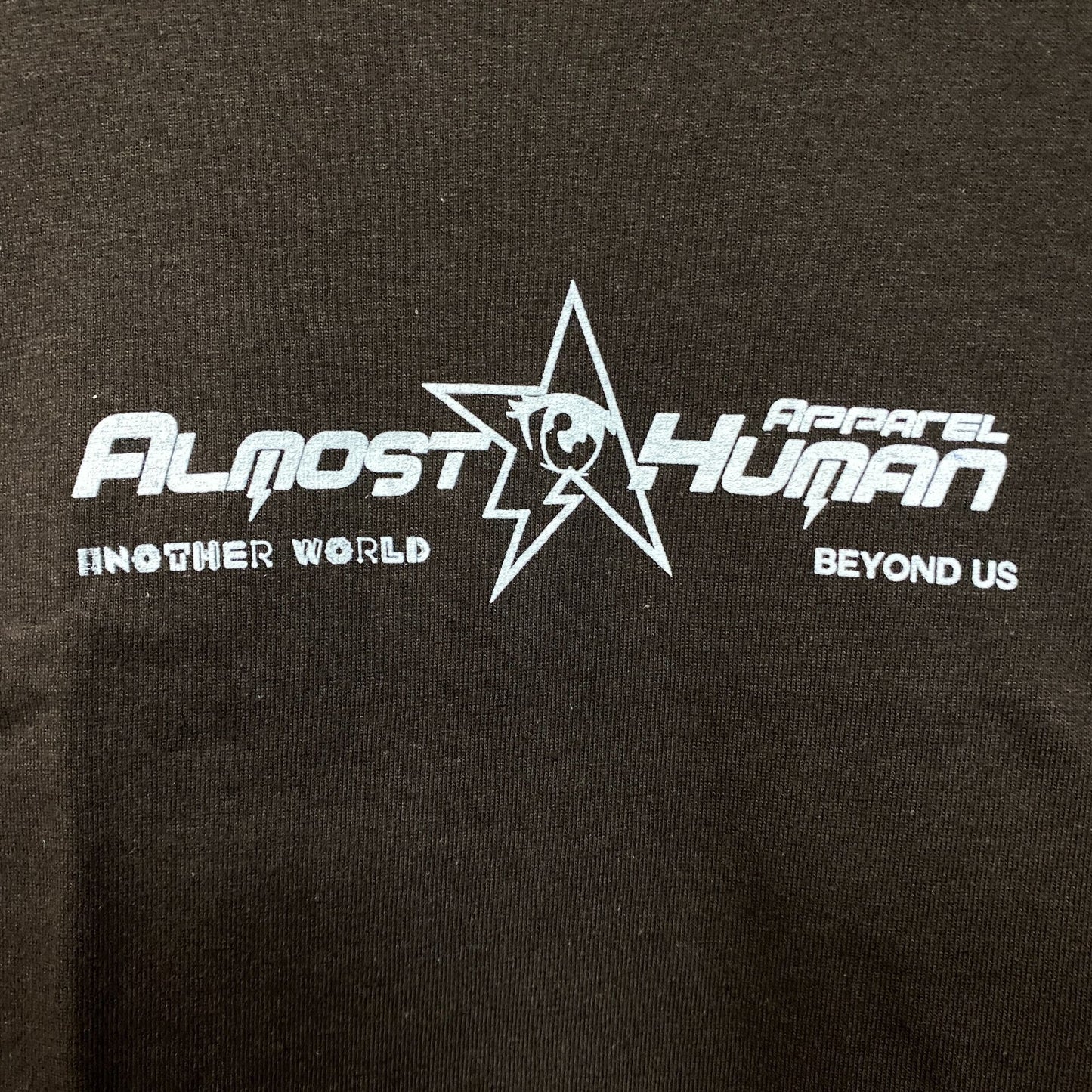 Almost Human Pink World Apparel Graphic T-Shirt Large