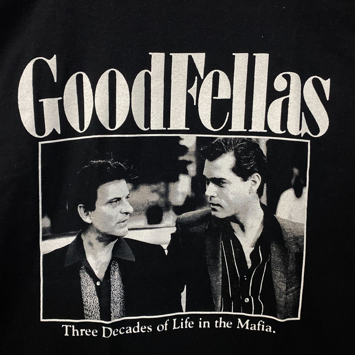 Ripple Junction Goodfellas "Three Decades of Life in the Mafia" Graphic T-Shirt Medium