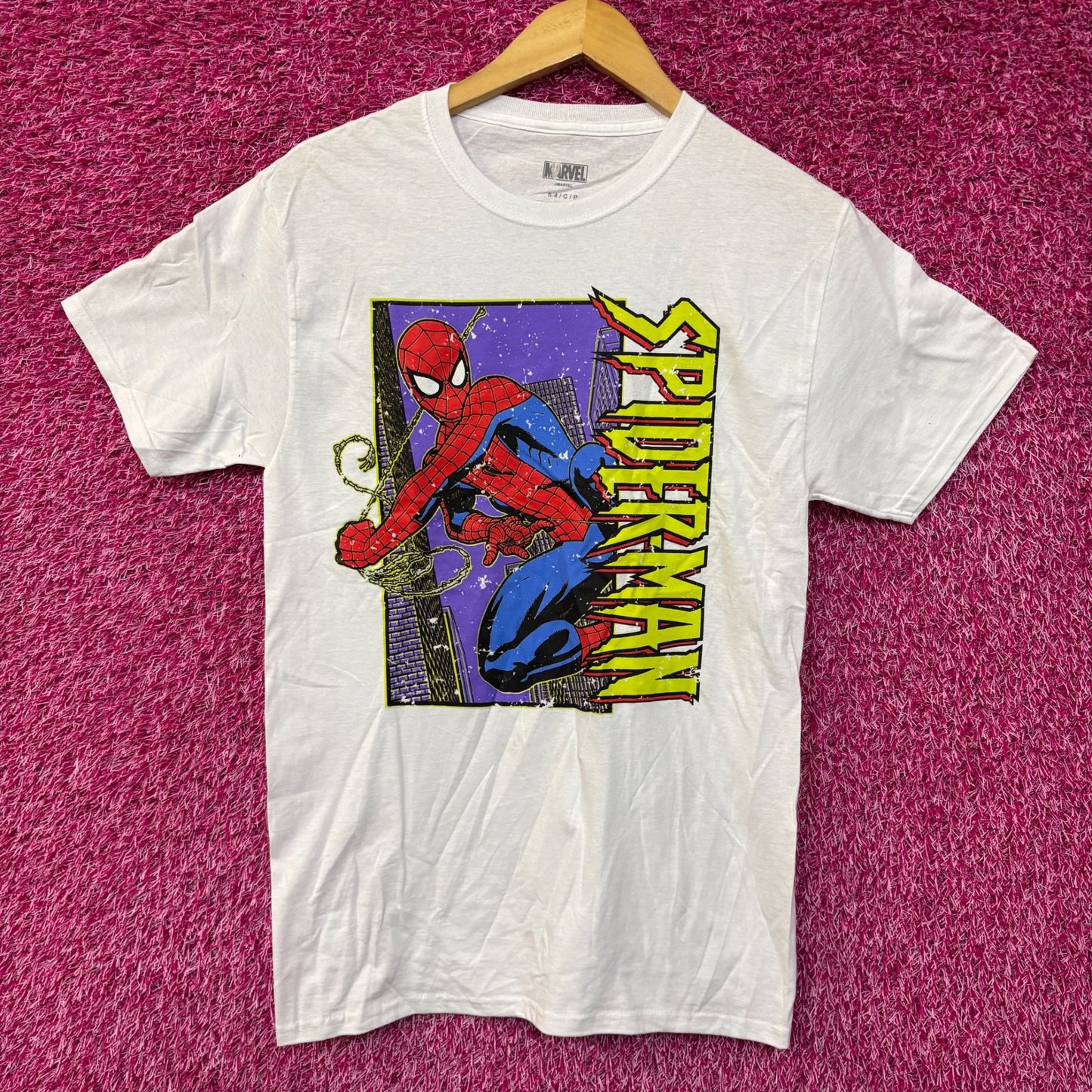 Marvel Spider-Man Graphic Design T-Shirt Small