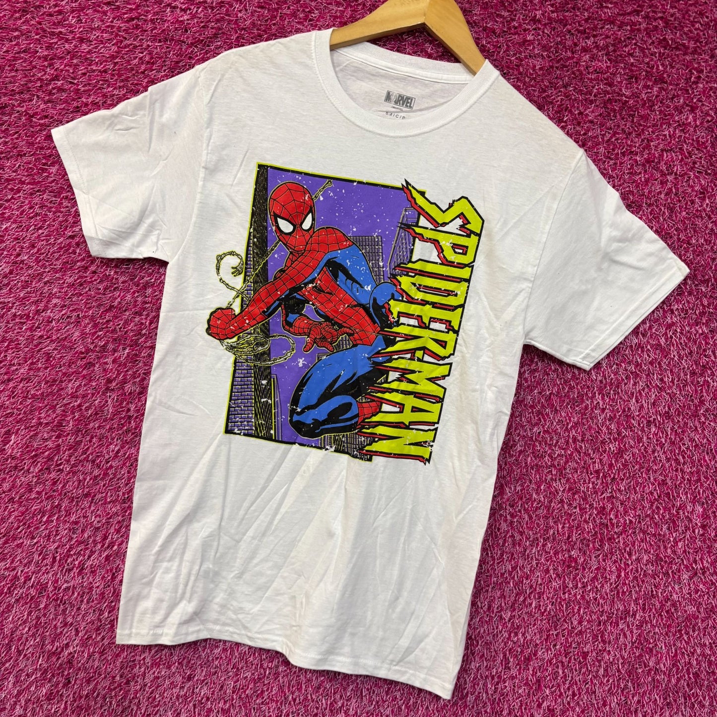 Marvel Spider-Man Graphic Design T-Shirt Small