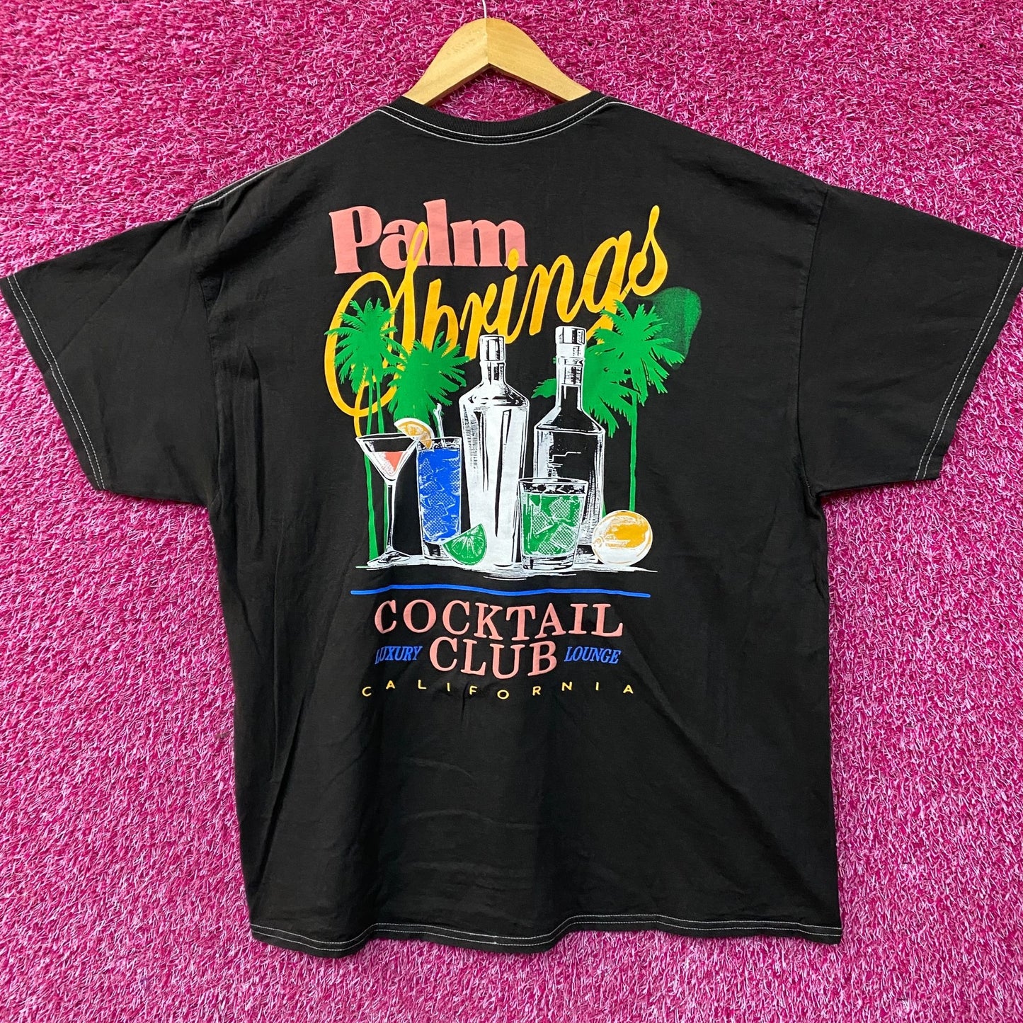 Ripple Junction Palm Springs Cocktail Club T-Shirt XL