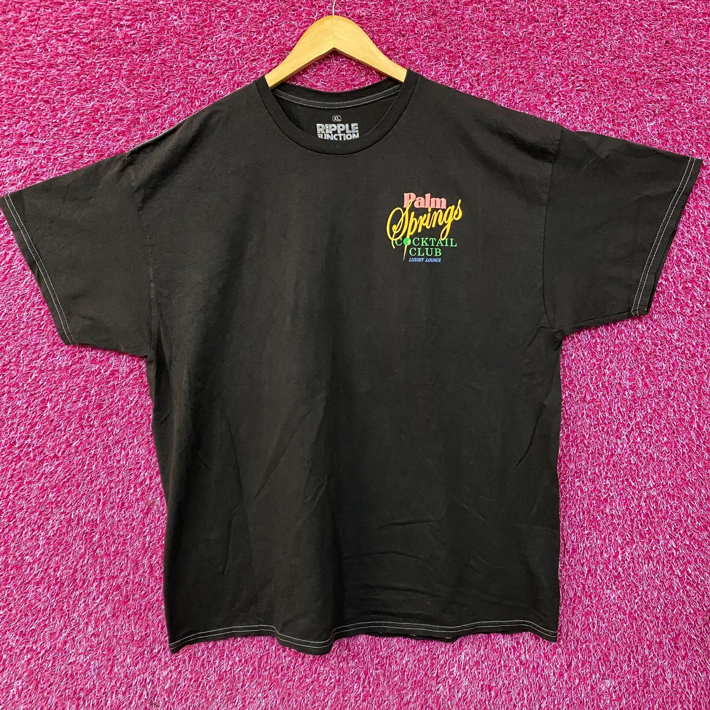 Ripple Junction Palm Springs Cocktail Club T-Shirt XL