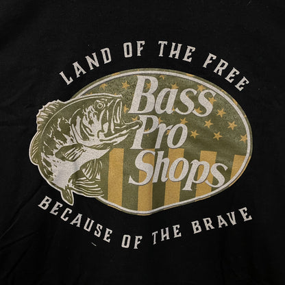 Bass Pro Shops USA Land Of The Free Graphic T-Shirt Large