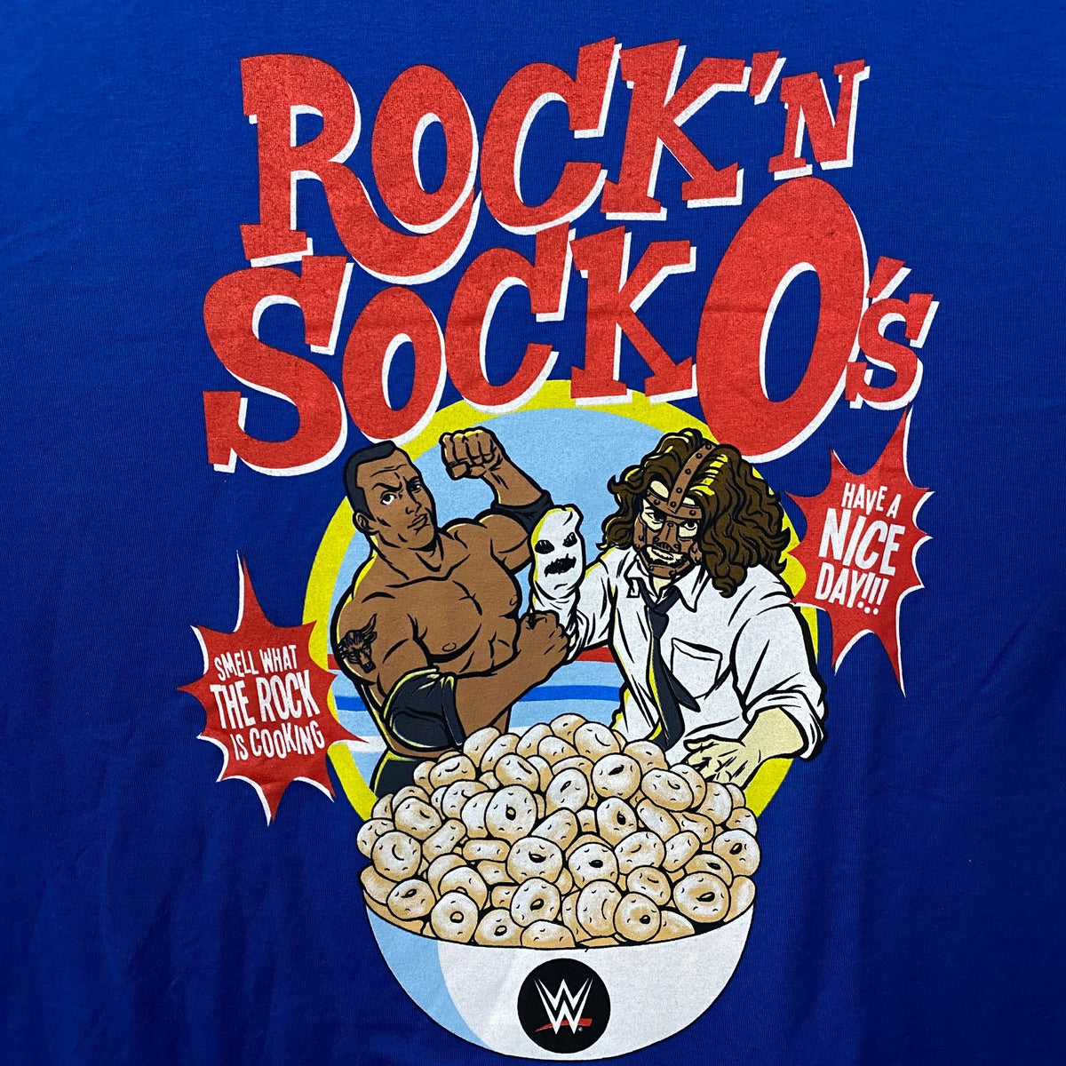 WWE Rock 'N' Sock O's Funko Graphic T-Shirt XL