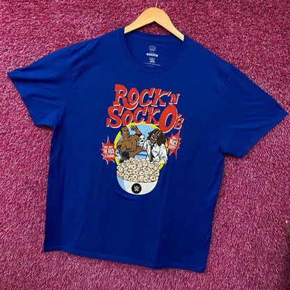 WWE Rock 'N' Sock O's Funko Graphic T-Shirt XL
