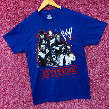 WWE Attitude Era Graphic Design T-shirt Medium