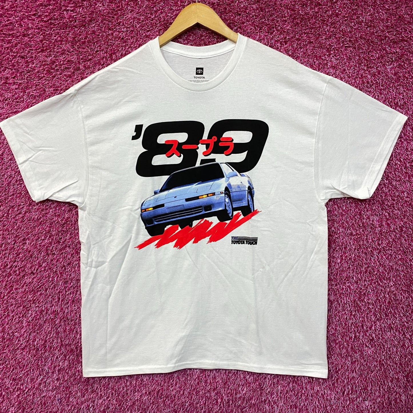 Toyota Supra Turbo 89 Double Sided T-Shirt XL