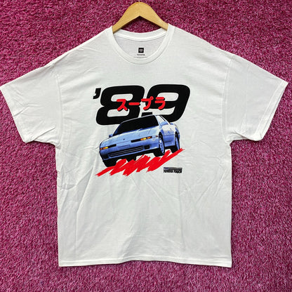 Toyota Supra Turbo 89 Double Sided T-Shirt XL