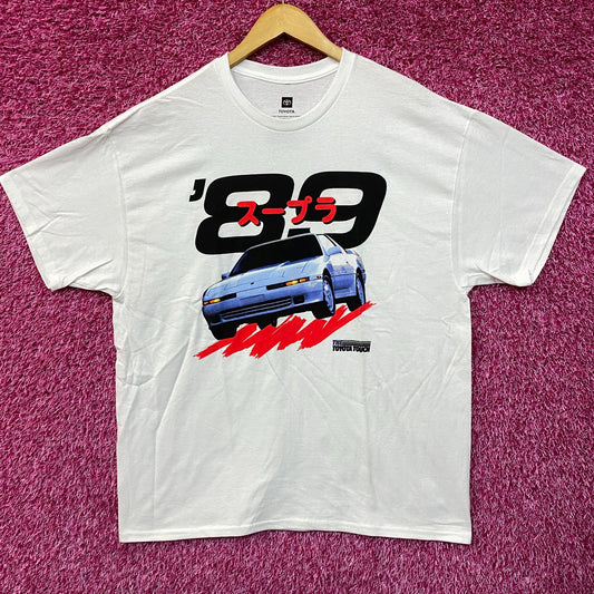 Toyota Supra Turbo 89 Double Sided T-Shirt XL