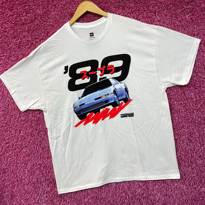 Toyota Supra Turbo 89 Double Sided T-Shirt XL