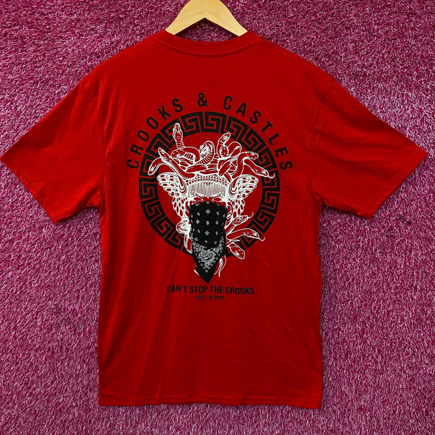 Crooks & Castles Medusa Can't Stop The Crooks Graphic T-Shirt Medium