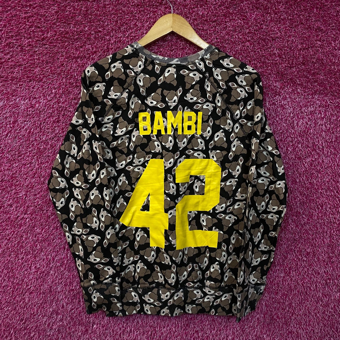 Bambi Number 42 Disney Animated Studios Movie AoP Crewneck S