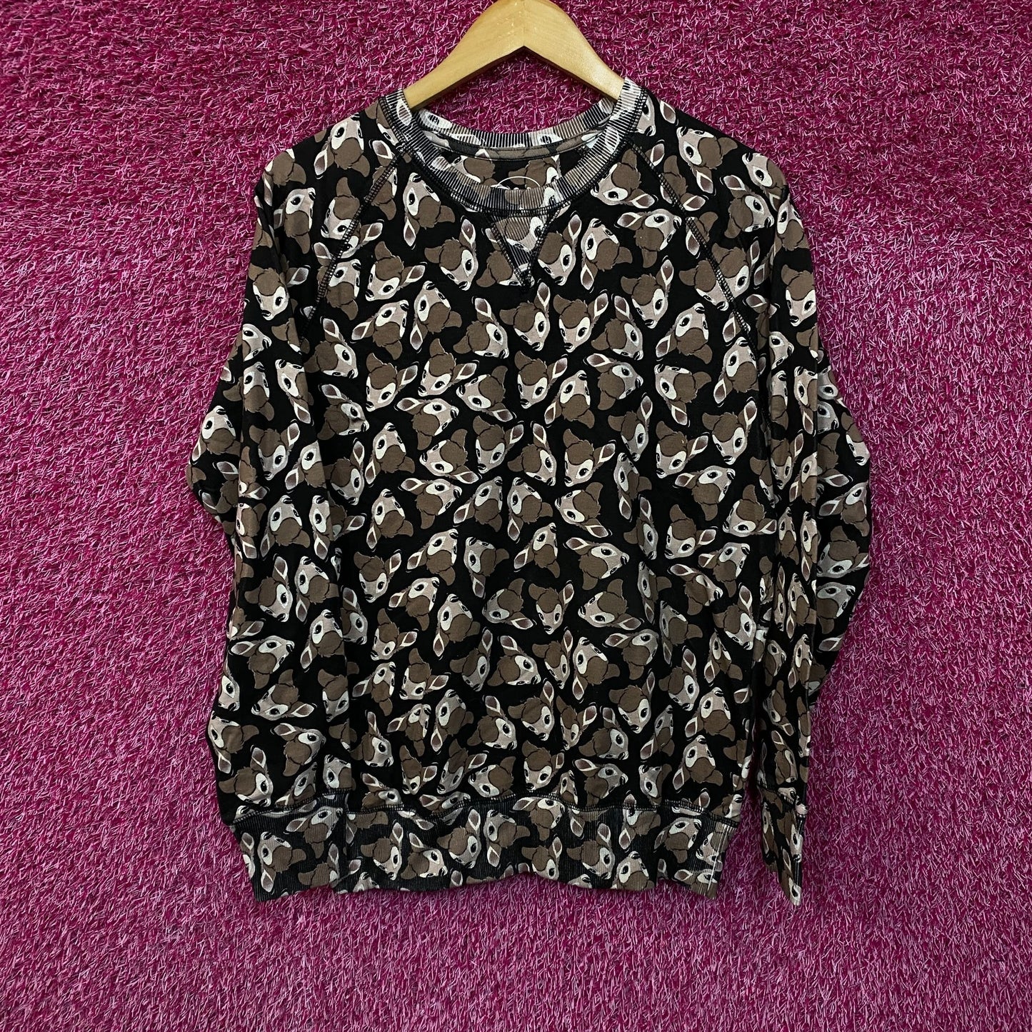 Bambi Number 42 Disney Animated Studios Movie AoP Crewneck S