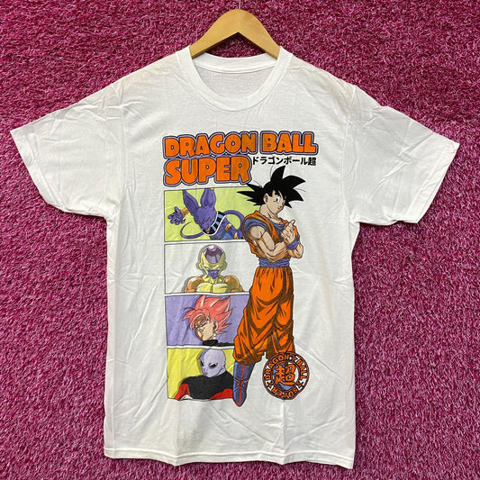 Dragon Ball Super Goku & the Big Bads Anime Tshirt Medium